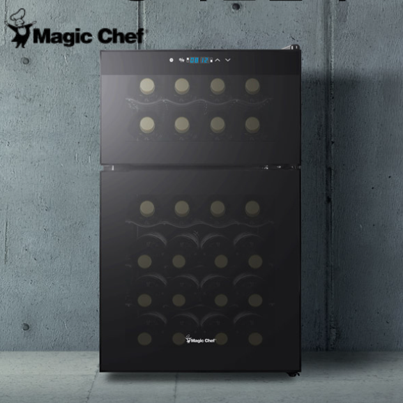 매직쉐프 독립온도 와인냉장고 저소음 소형와인셀러 MEW-HT24DB - 상품 이미지