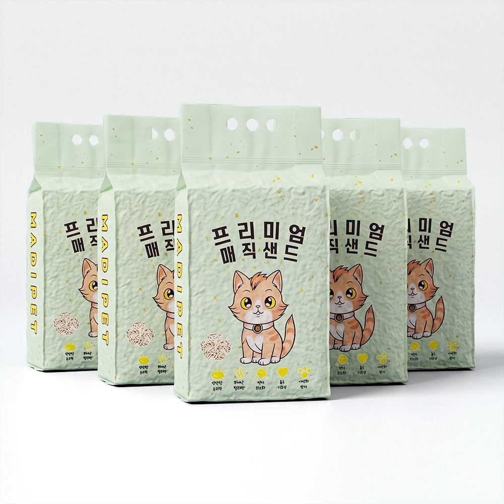 메디펫 고양이 프리미엄 두부 모래 2.8kg X 5개 14kg - 상세 이미지 5