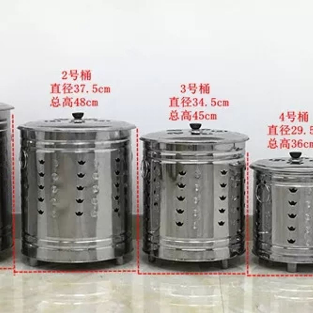 스텐 소각통 화덕 불멍 아궁이 화로 쓰레기 배럴 스테인레스 A. No. 5 배럴 - 상세 이미지 2