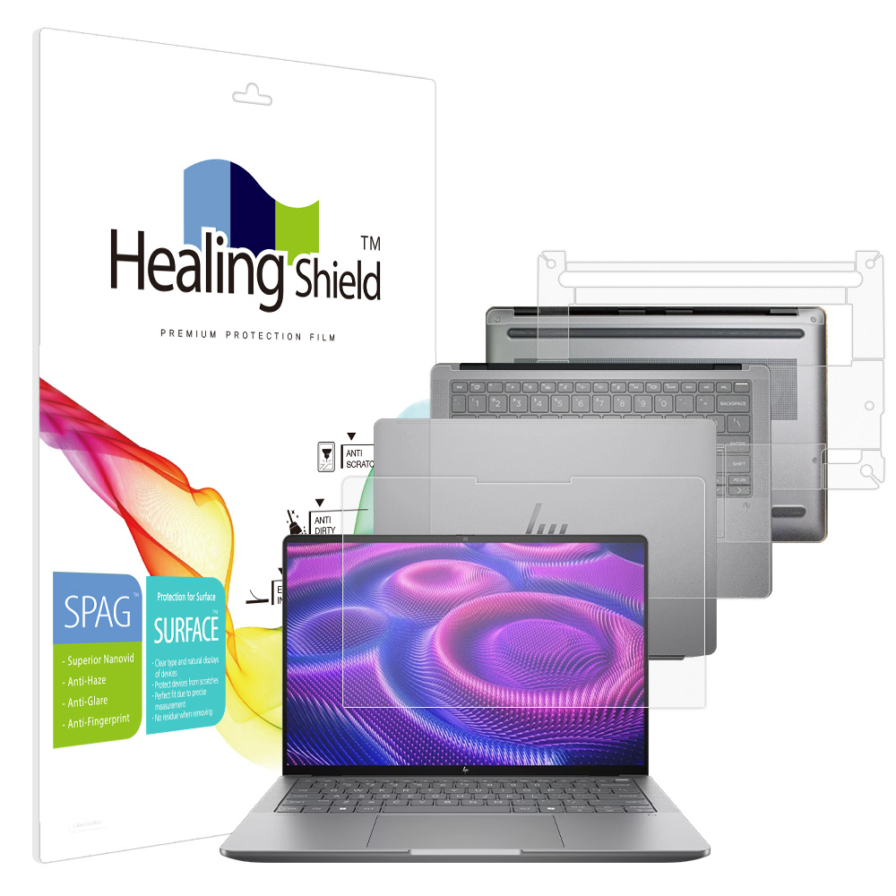 HP Z북 울트라 G1A 14 논터치형 슈페리어 저반사 액정보호필름1매 외부3종 - 상품 이미지