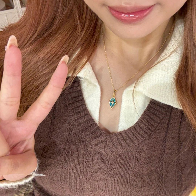 슈가슈가룬굿즈 미니 쇼콜라 바닐라 펜던트 목걸이 악세서리 - 상세 이미지 3