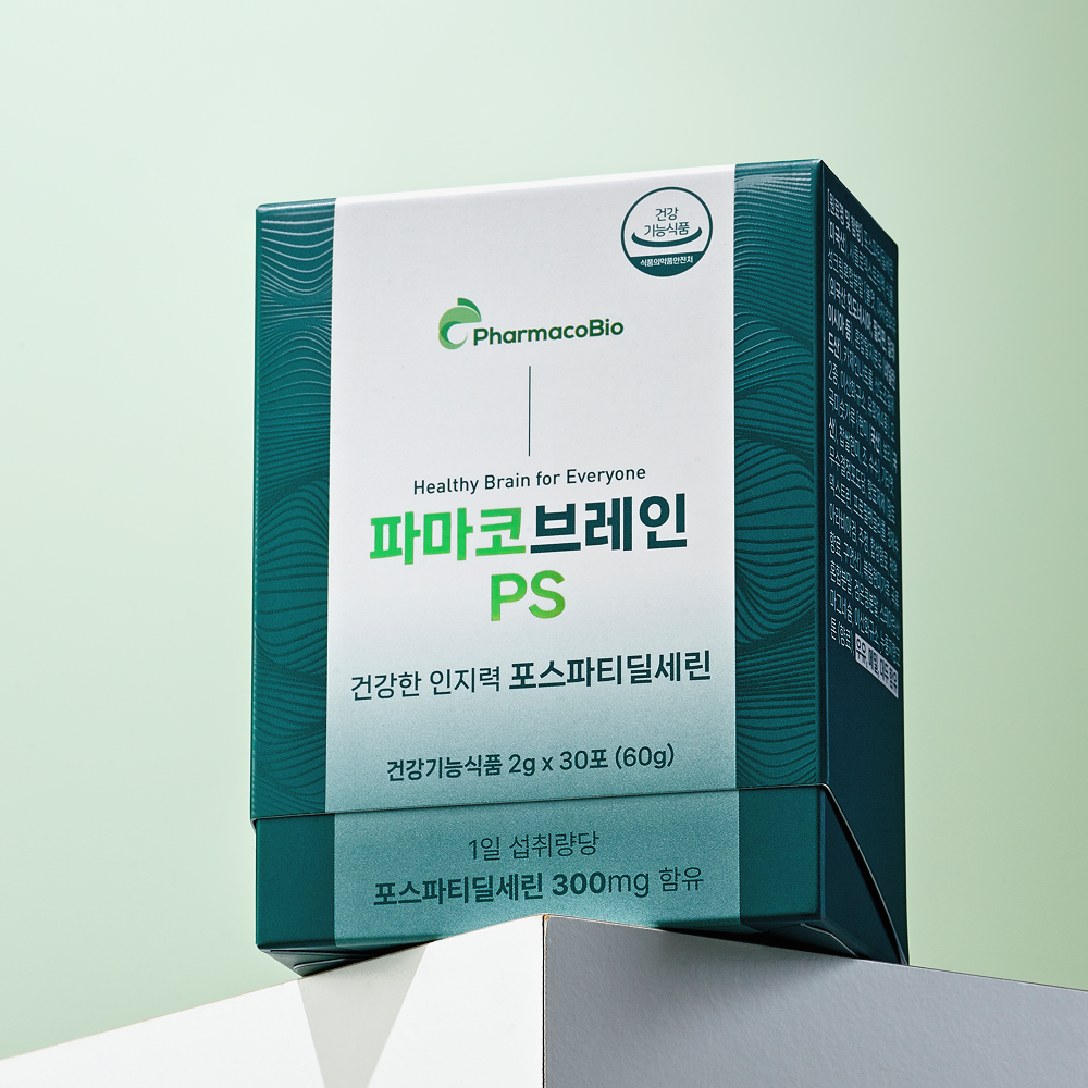 파마코브레인 PS 포스파티딜세린 순도 80 두뇌 미국산 포스타디딜세린 60포, 1개 - 상세 이미지 2