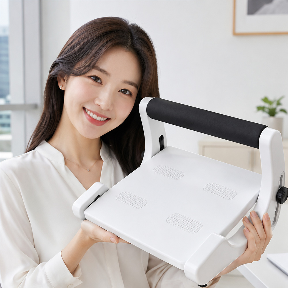 레그온 발받침대 사무실 책상 발판 컴퓨터 2단 발받침 다리받침대 거치대 풋레스트 상품 이미지