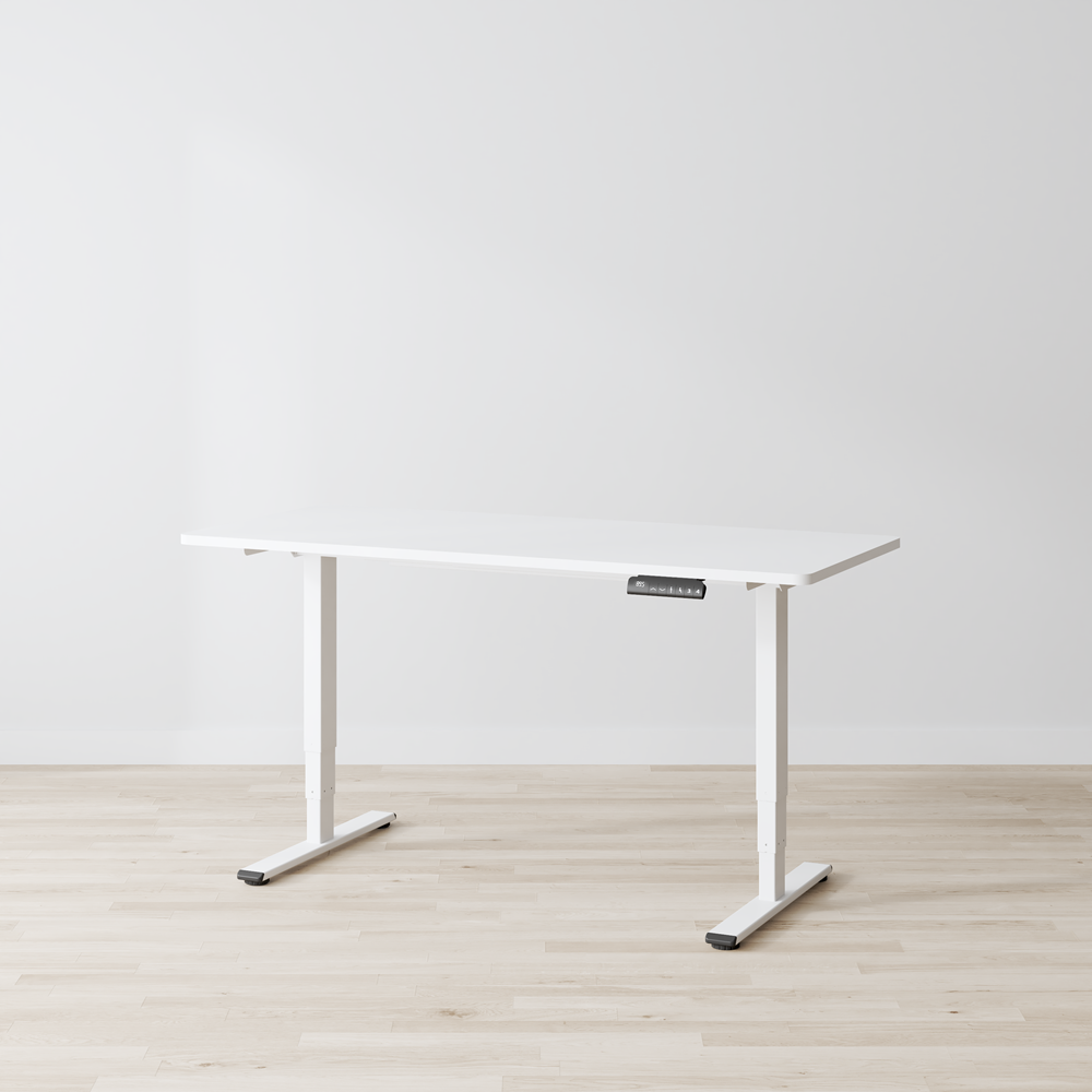 FlexiSpot 듀얼모터 모션데스크 E5 3단 높이조절책상 625~1275mm 컴퓨터책상 A/S 5년 화이트 1200