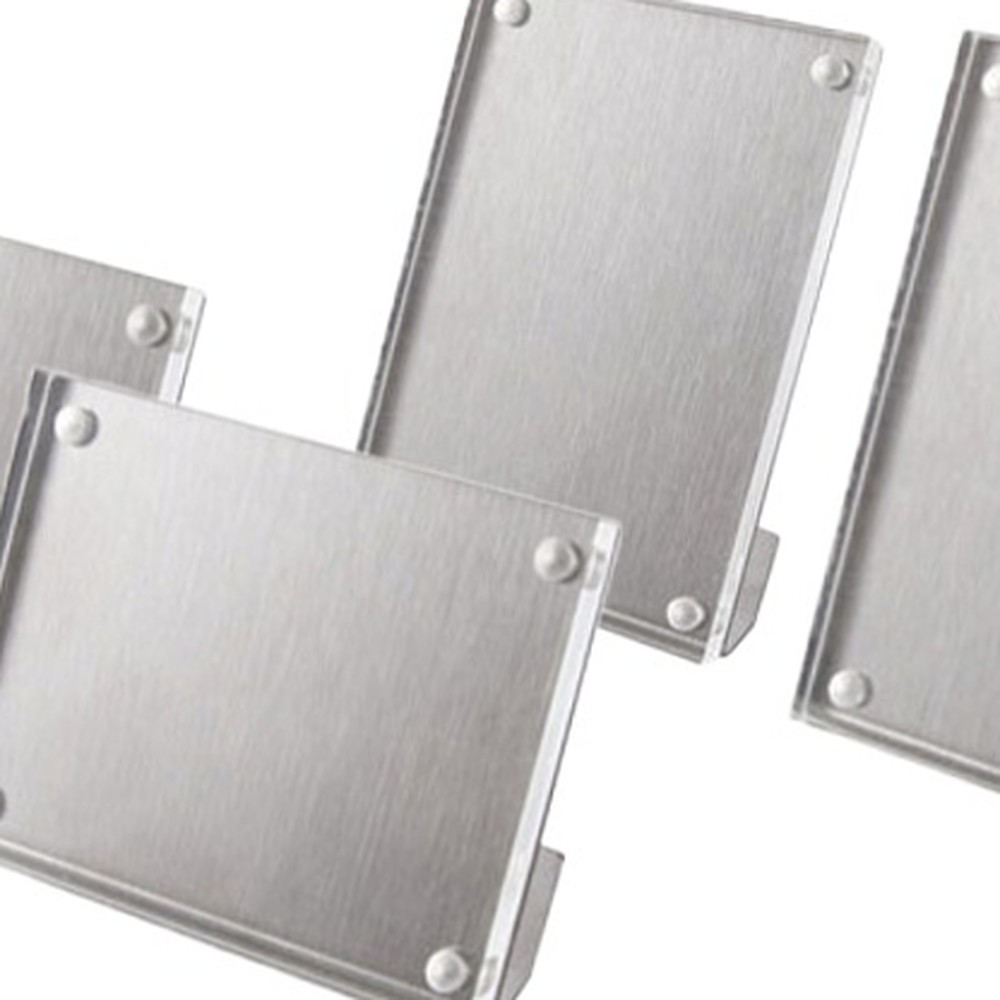 투명디자인인테리어자석액자 심플장식용미니액자 대시보드데스크용 50x70mm - 상품 이미지