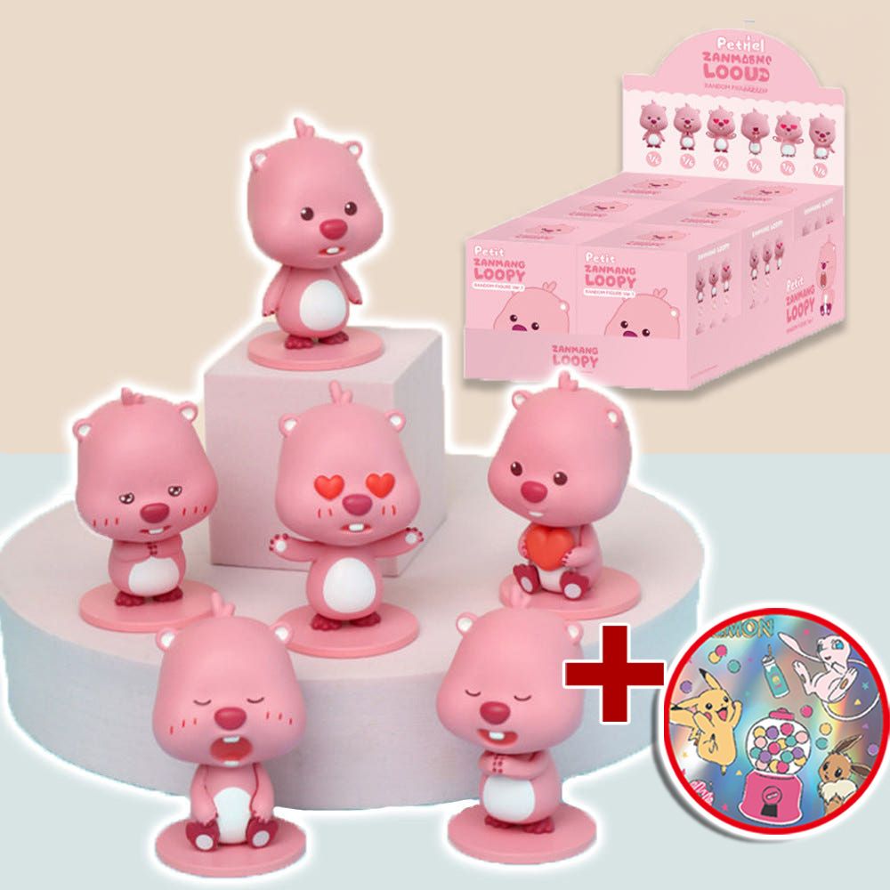 잔망루피 랜덤 피규어 6개 1BOX 중복없음 여자아이 키덜트 장난감 선물 스티커세트 - 상품 이미지
