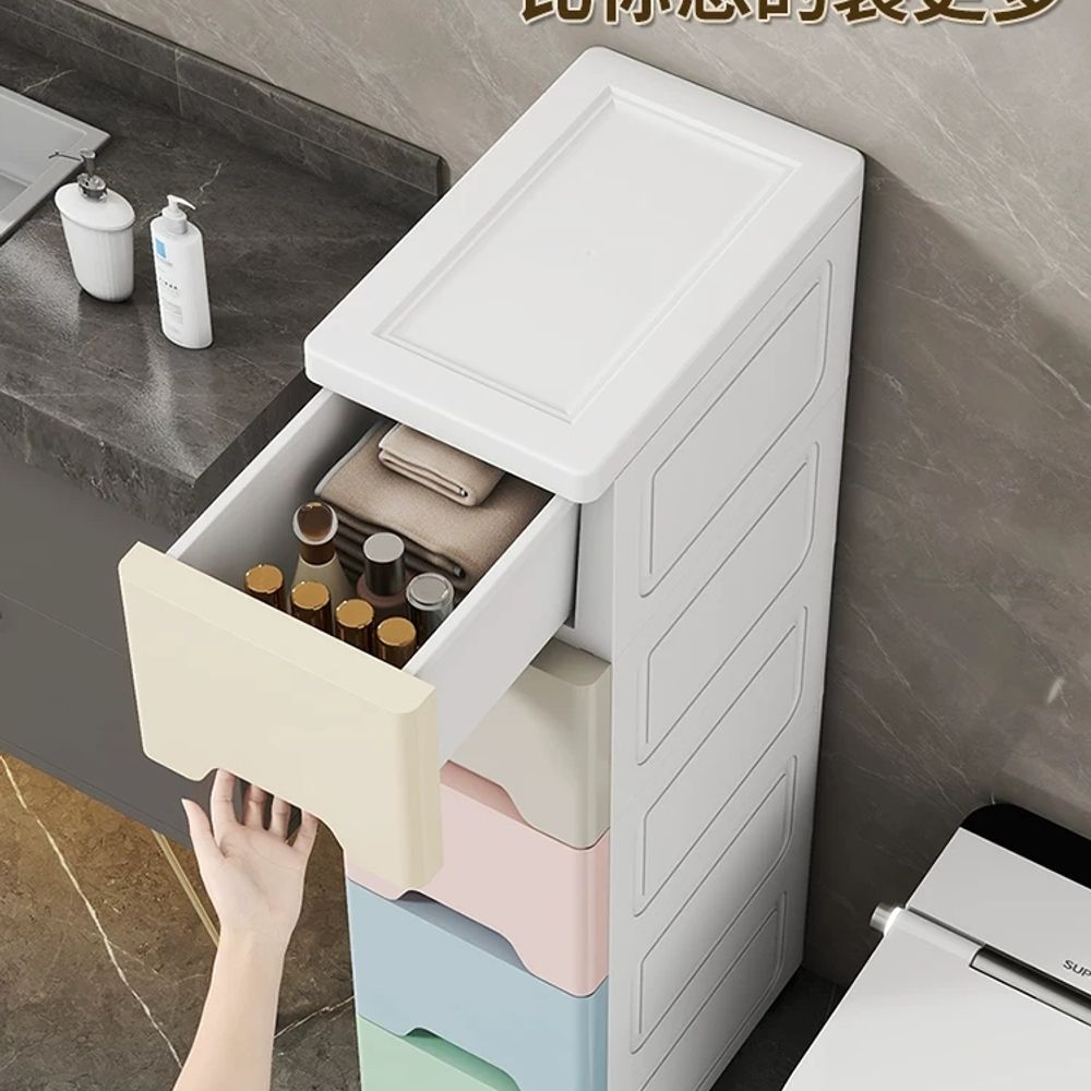 가정용 플라스틱 틈새 5단 15cm 서랍장 18cm 3단 4단 A. 15cm 3단 - 상세 이미지 3