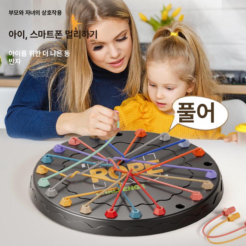 치매예방 교구 실버 인지놀이 대형 어르신 로프 해제 활동교구 복지용구 육각형 전자상거래 박스 20x18x2.5cm - 상세 이미지 2