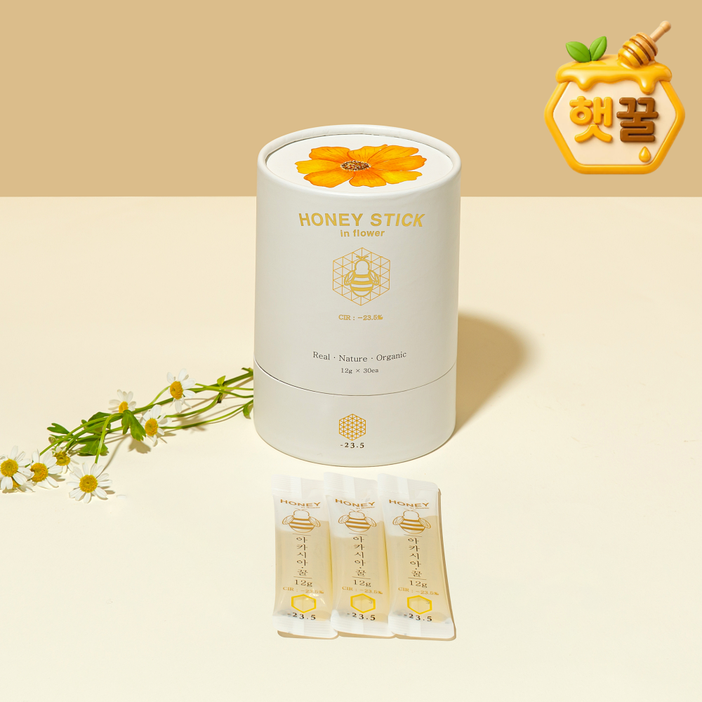 -23.5 꿀스틱 국산 아카시아 벌꿀 휴대용 허니스틱 12g 30개입 답례품 선물