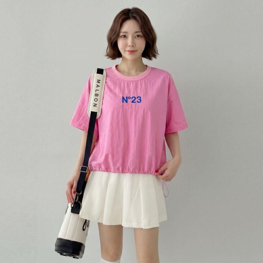 여성골프상의 여자골프맨투맨 여성골프복 티셔츠 반팔 골프웨어 이미지 7