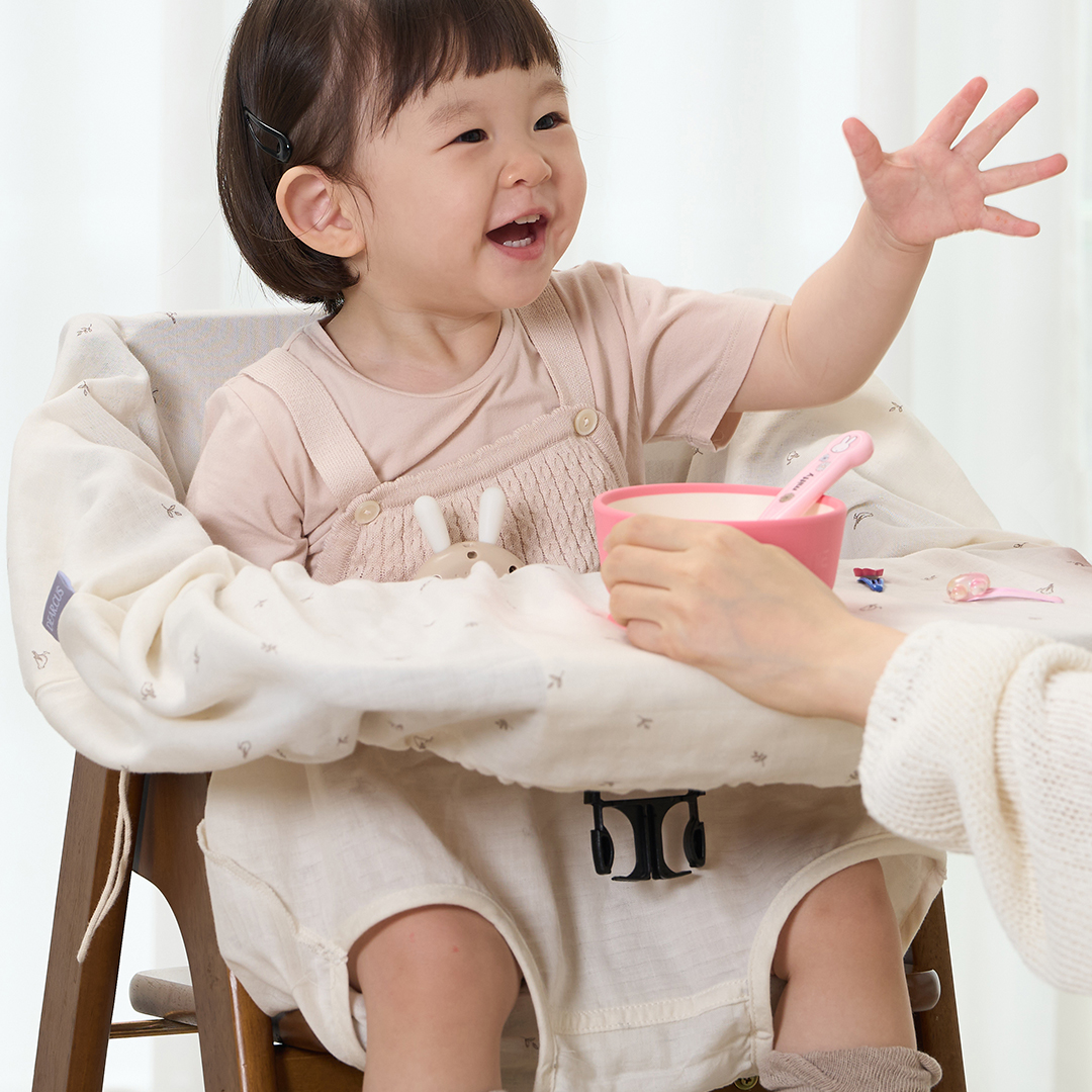 디어커스 도담도담 안심커버 식당 아기의자커버 마트쇼핑카트커버 베이비체어 아기외출용품 - 상세 이미지 4