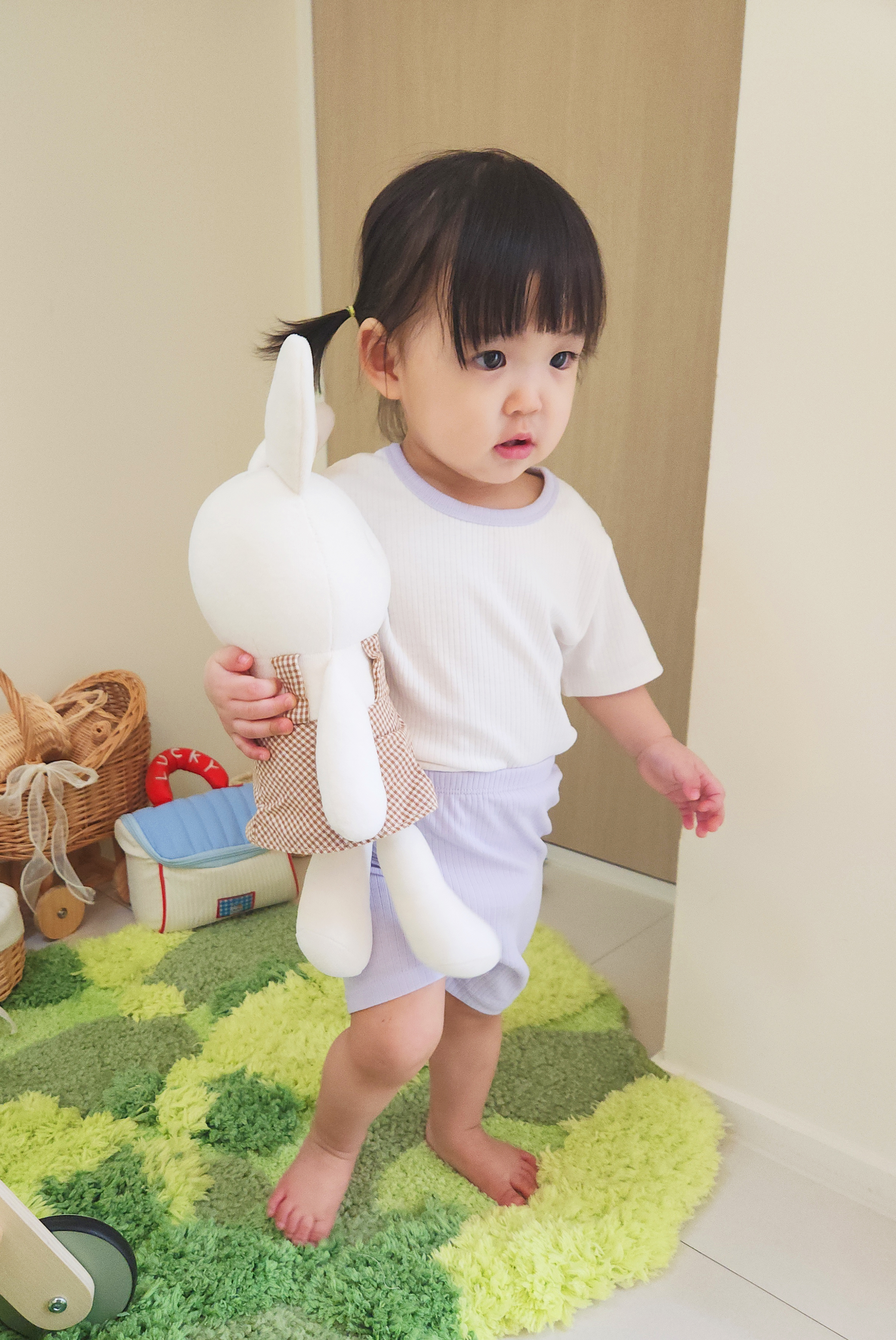 유아 여름 실내복 아기 반팔 상하복 어린이집 등원룩 캔디실내복 - 상품 이미지