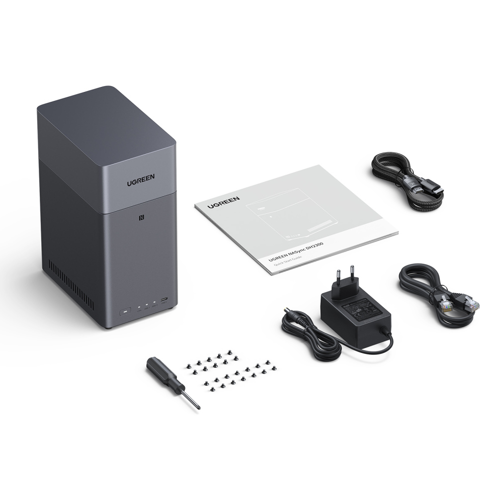 유그린 DH2300 NAS 2베이 나스 HDD 포함 24TB [씨게이트 IronWolf 12TB×2] - 상세 이미지 5