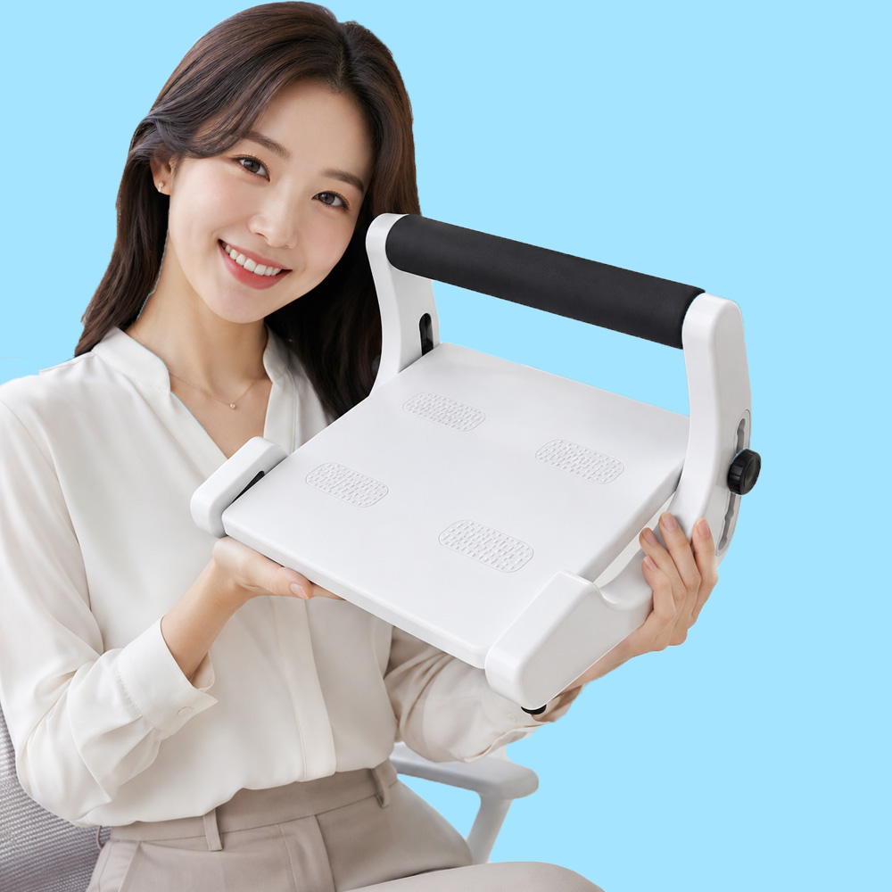 레그온 발받침대 사무실 책상 발판 컴퓨터 2단 발받침 다리받침대 거치대 풋레스트 상품 이미지
