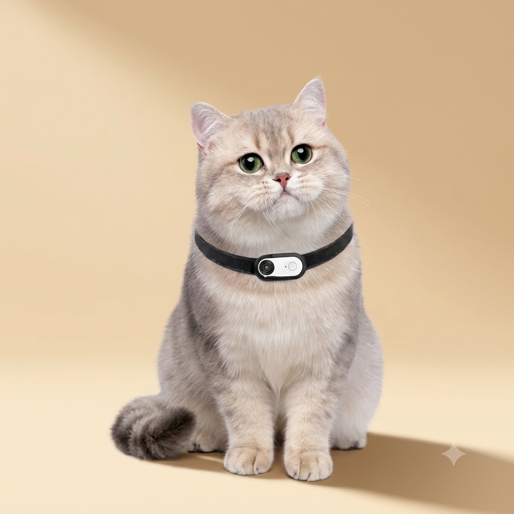 고양이 카메라목걸이 액션캠목걸이 강아지 반려동물 펫 - 상품 이미지