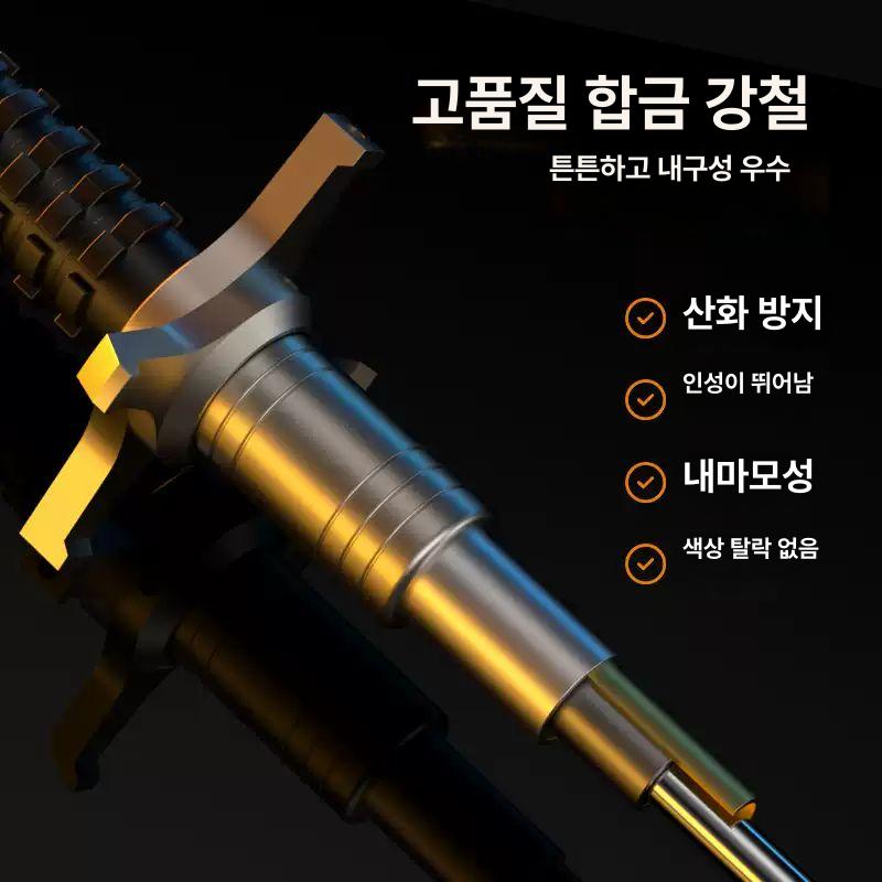 차량용 신축식 셀프디펜스 막대 실내외 사용 가능 기본 자기방어 브라이트실버 21 인치 54cm - 상세 이미지 3