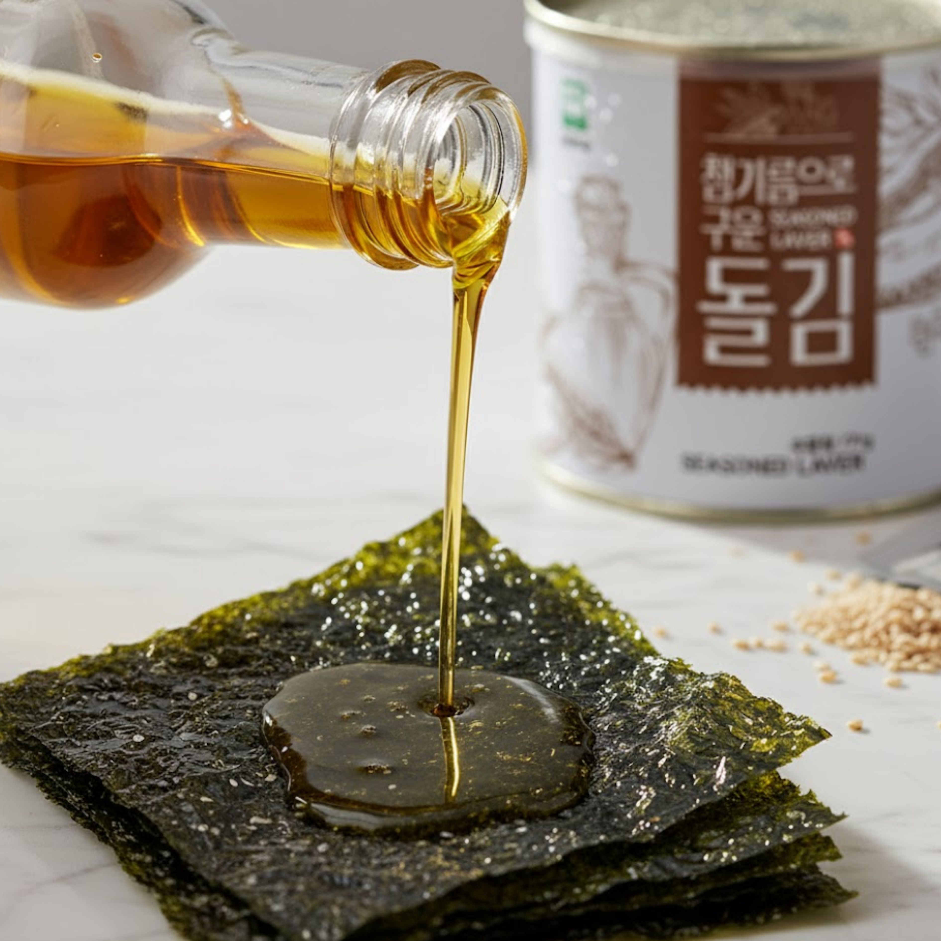 자양돌김 참기름으로 구운 잇바디 곱창김 캔김 30g, 6개 - 상세 이미지 3