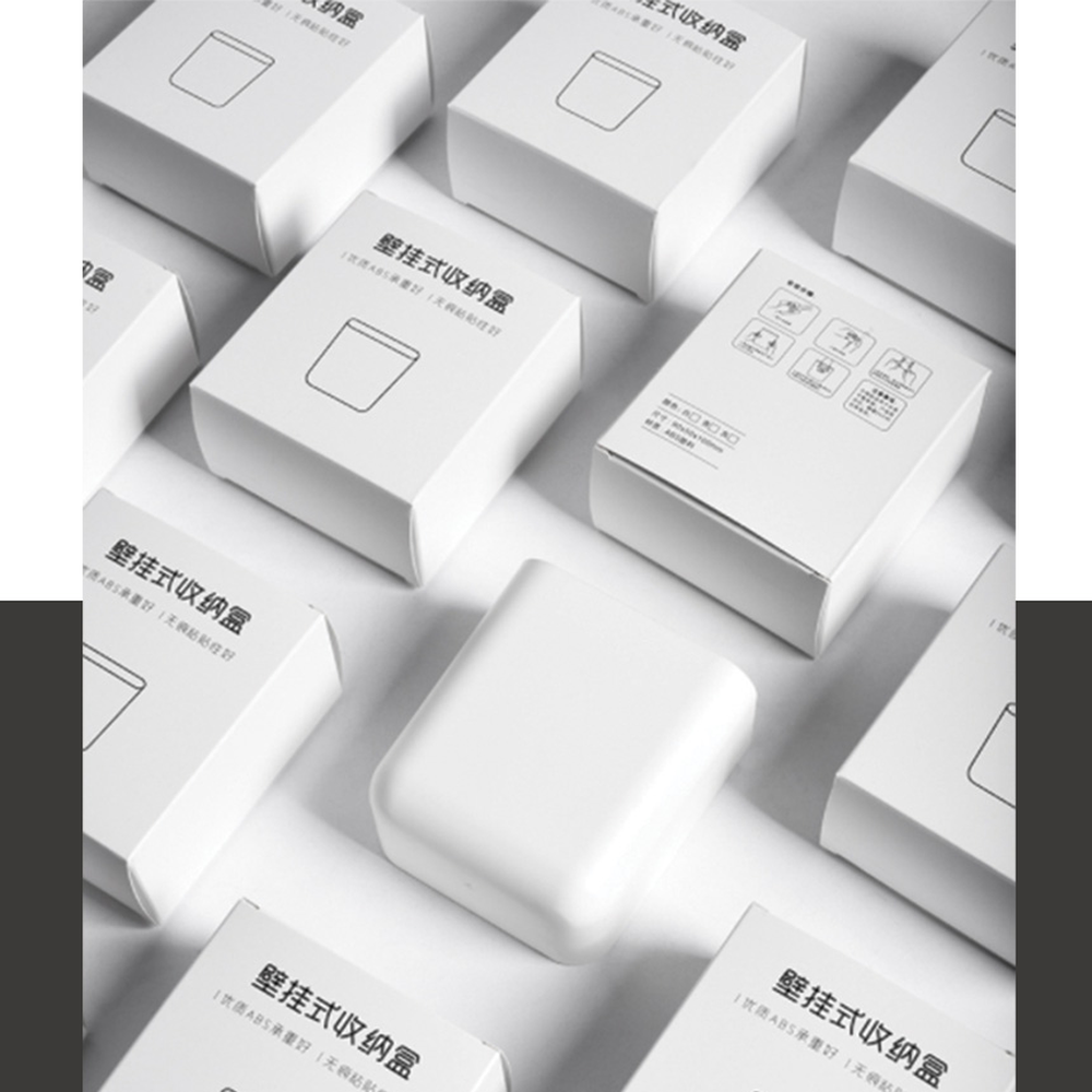 현관정리정리함 부착식수납함 공간활용벽면부착벽걸이수납 - 상세 이미지 3