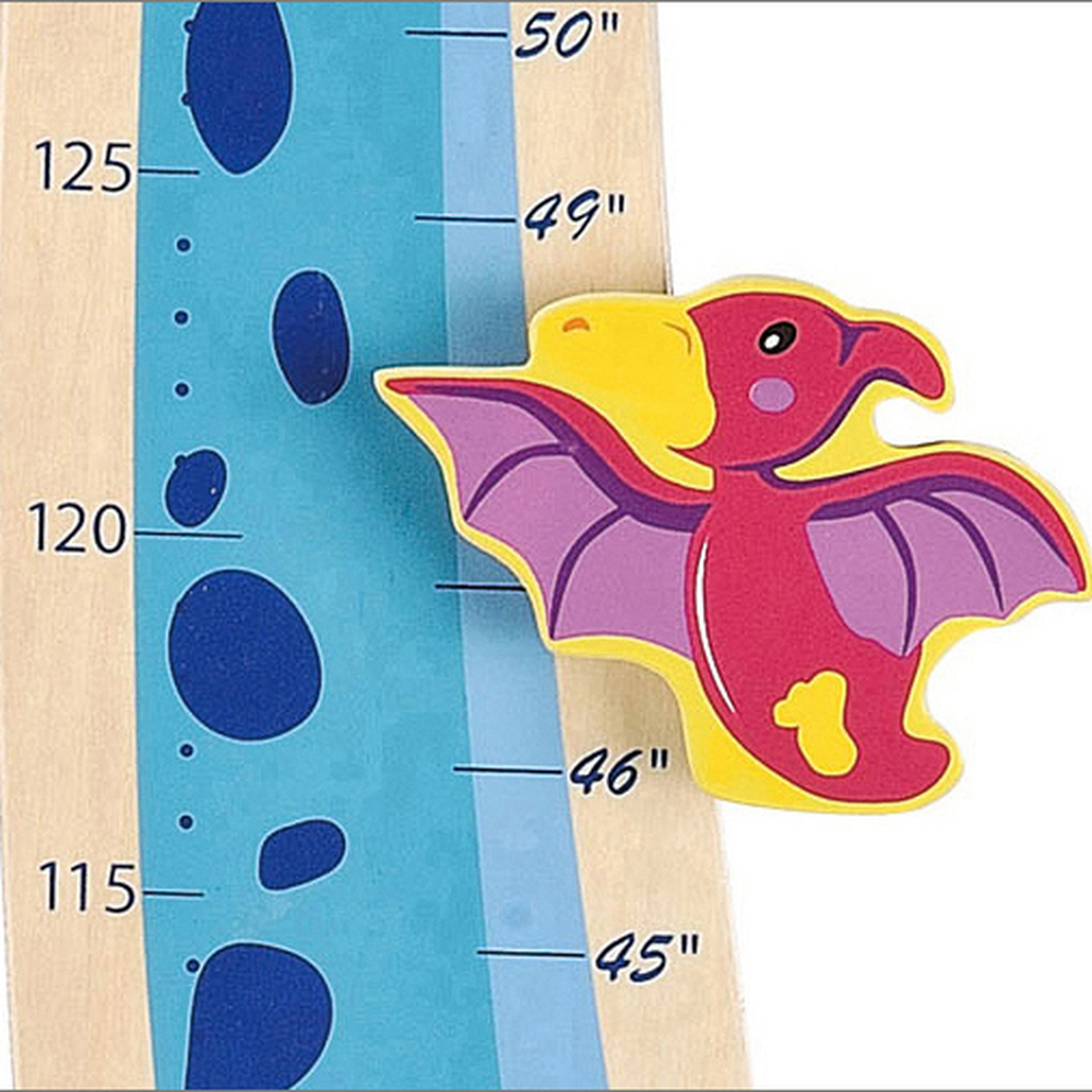 공룡모양성장기록용성장기록 아이방꾸미기아이방인테리어벽걸이키재기 원목벽부착키재기 150cm - 상세 이미지 2