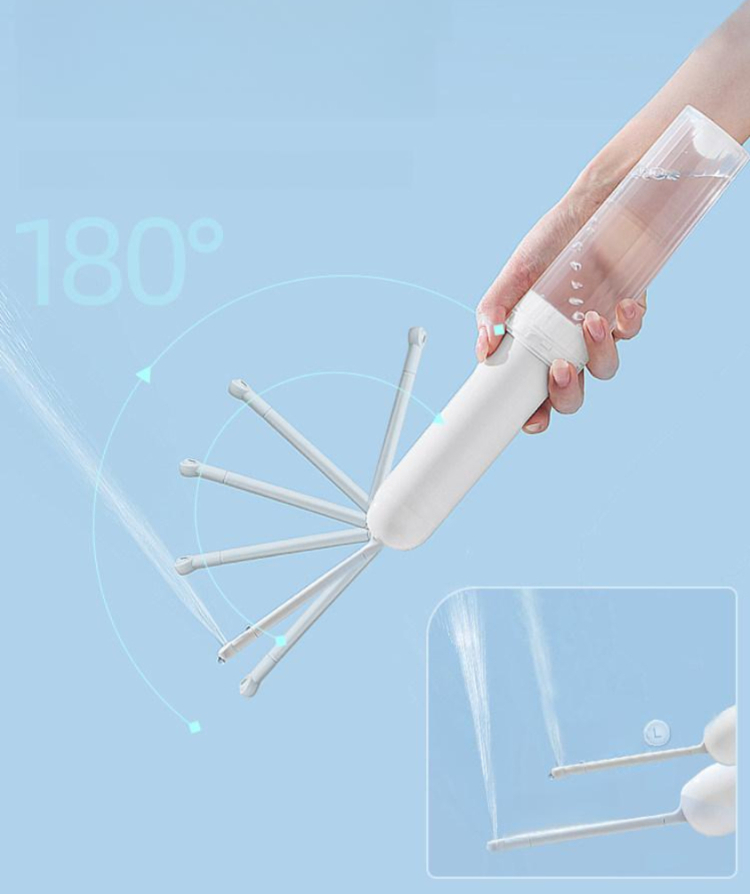 휴대용 전기 비데 핸디 무선 세정기 여성 청결 국소 세정 여행용 분무기 1개 [노즐 1개 포함] - 상품 이미지