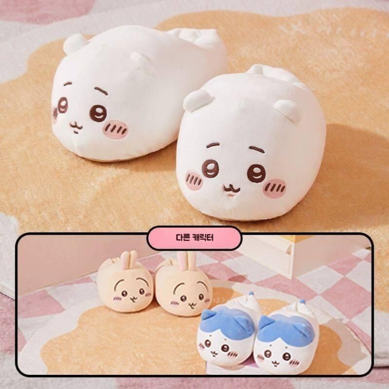 MINISO 치이카와 슬리퍼 먼작귀 실내용 사무실 우사기 미니소 - 상세 이미지 2