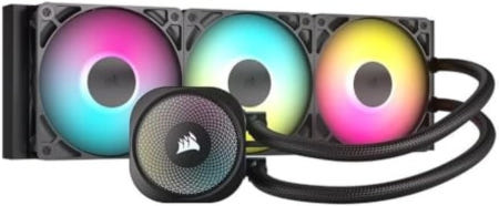 코르세어 노틸러스 360 라디에이터 RS ARGB 케이스 팬 수냉식 C 쿨러 블랙 CW9060093WW