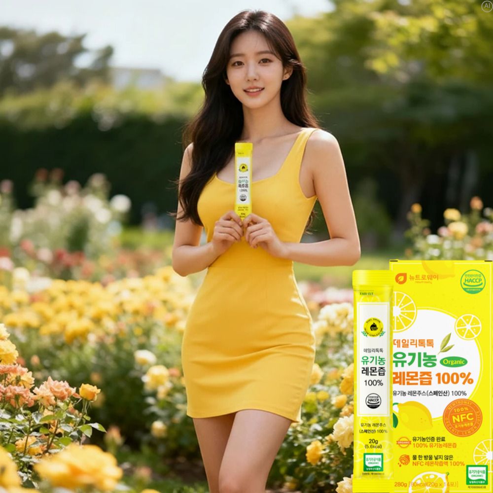 레몬액 레몬수 레몬물 레몬즙 효능 유기농레몬즙다이어트 원액스틱 - 상품 이미지