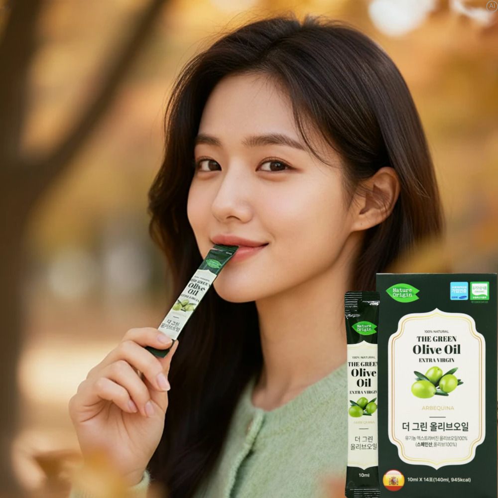 아침공복 먹는올리브오일효능 올리브유 황금 마시는올리브오일산 - 상품 이미지