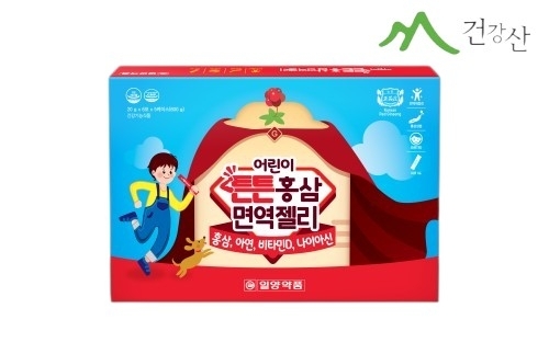 일양약품 어린이 튼튼 홍삼 면역젤리 30포 1박스 - 상품 이미지