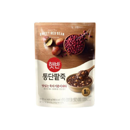 햇반 통단팥죽 420g 8개
