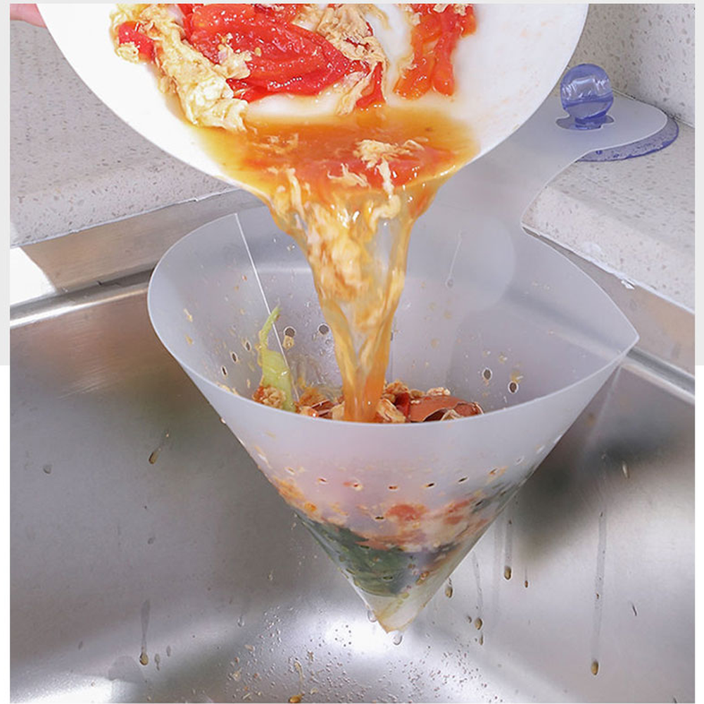 싱크대틈새음식물거름망 물빠짐설계국물분리씽크대거름망 과일세척음식물채반 - 상세 이미지 2