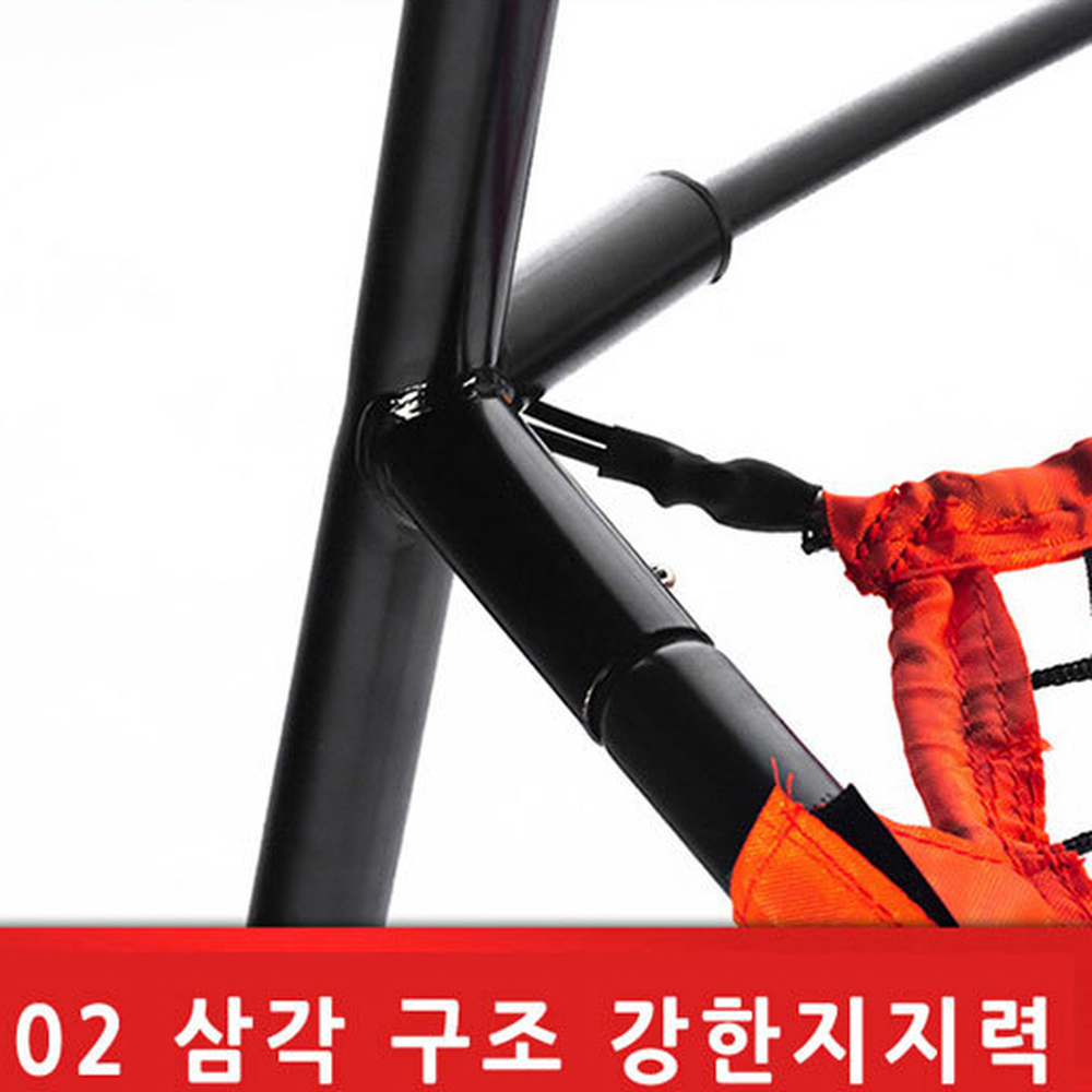 스틸프레임실내운동 접이식초등야구훈련야구연습기 폴리에스터타격연습기 210cm - 상세 이미지 5