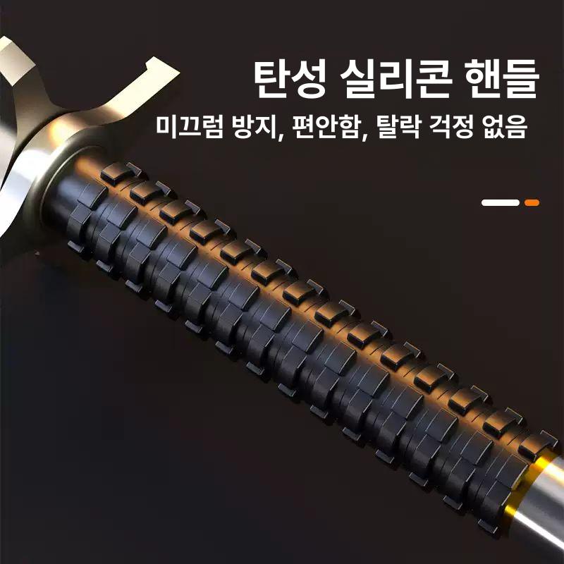차량용 신축식 셀프디펜스 막대 실내외 사용 가능 기본 자기방어 브라이트실버 21 인치 54cm - 상세 이미지 5