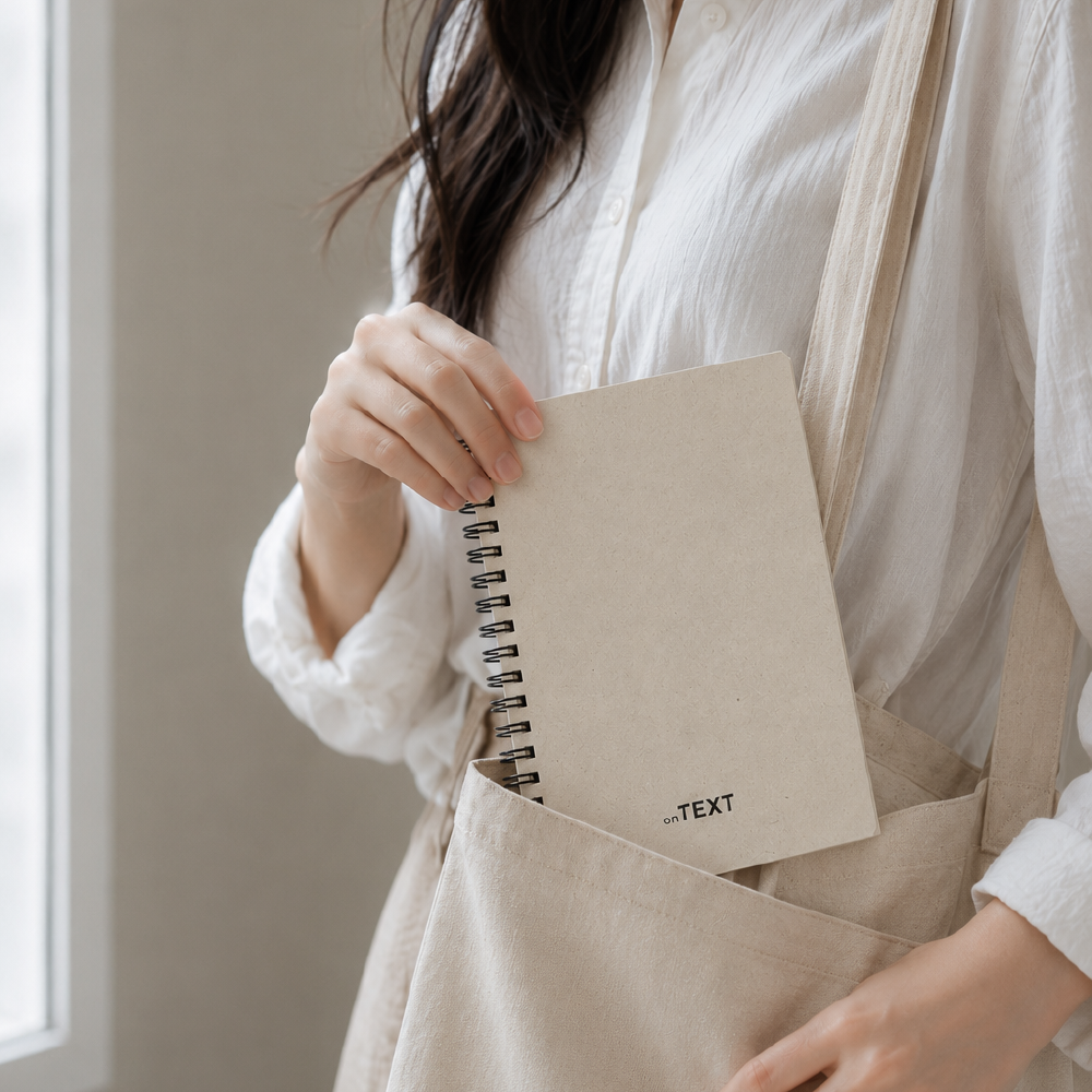 설교노트 onTEXT 큐티 성경필사 공부 말씀 기록 작가님 크림아이보리, 5개 - 상세 이미지 3