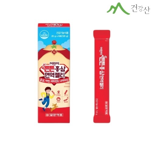 일양약품 어린이 튼튼 홍삼 면역젤리 30포 1박스 - 상세 이미지 2