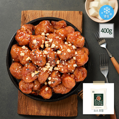 비건 양념 강정 닭강정 콩고기 대체육 채식 식물성 단백질 베지푸드 400g, 4개 - 상품 이미지