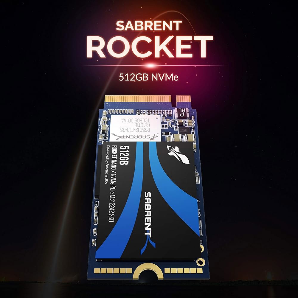 SABRENT 512GB 로켓 NVMe PCIe M.2 2242 DRAM 없는 저전력 내장 고성능 SSD (SB-1342-512) - 상세 이미지 3
