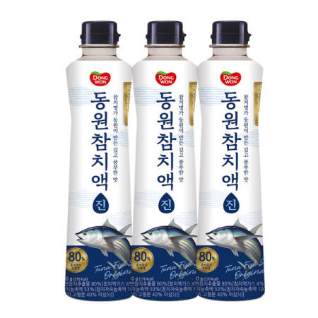 동원 참치액 진 900g 3개