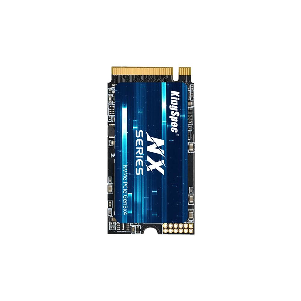 KingSpec 1TB M.2 2242 NVMe SSD - 최대 3500MB/s 읽기 속도, 3D NAND 플래시가 탑재된 PCIe 3.0 SSD, PC, 노트북 및 데스크톱과 - 상품 이미지