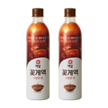 씨제이 백설 꽃게액 900g 2개