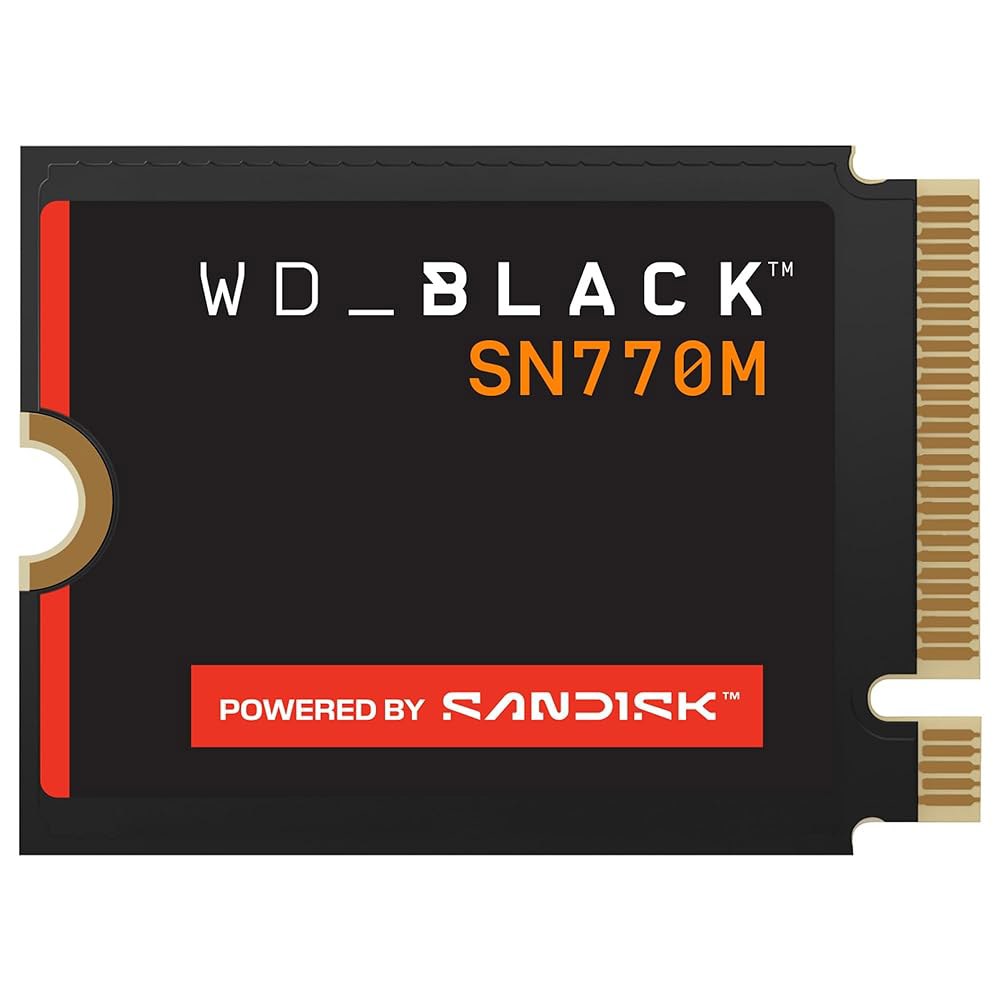 WD 블랙 SN770M WDS100T3X0G 1TB 솔리드 스테이트 드라이브 - M.2 2230 내부 PCI Express NVMe(PCI NVMe 4.0 x4) - 상품 이미지
