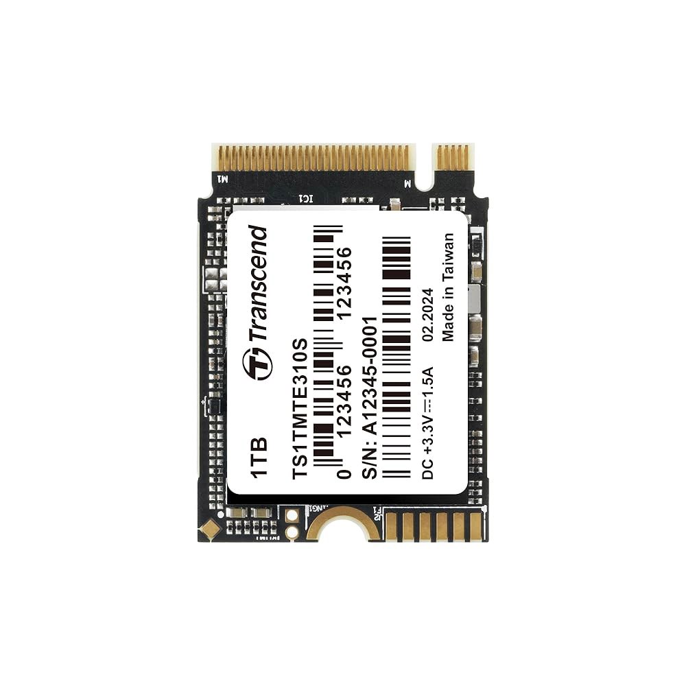 Translated M.2 NVMe SSD 1TB 2230 PCIe Gen4 x 4 최대 읽기 5,000MB /s 쓰기 3,500MB M 키 TS1TMTE310S-E (Amazon - 상품 이미지