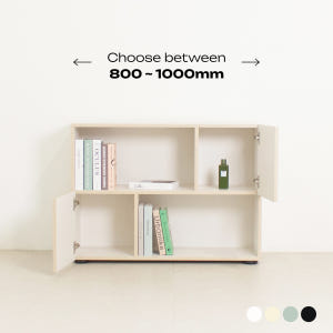 추즈 공간맞춤 책장 2단 800-1000폭 교구장 수납장 장식장 낮은책장 솔직 후기 | 실제 배치 사진 포함 - 상품 이미지 4