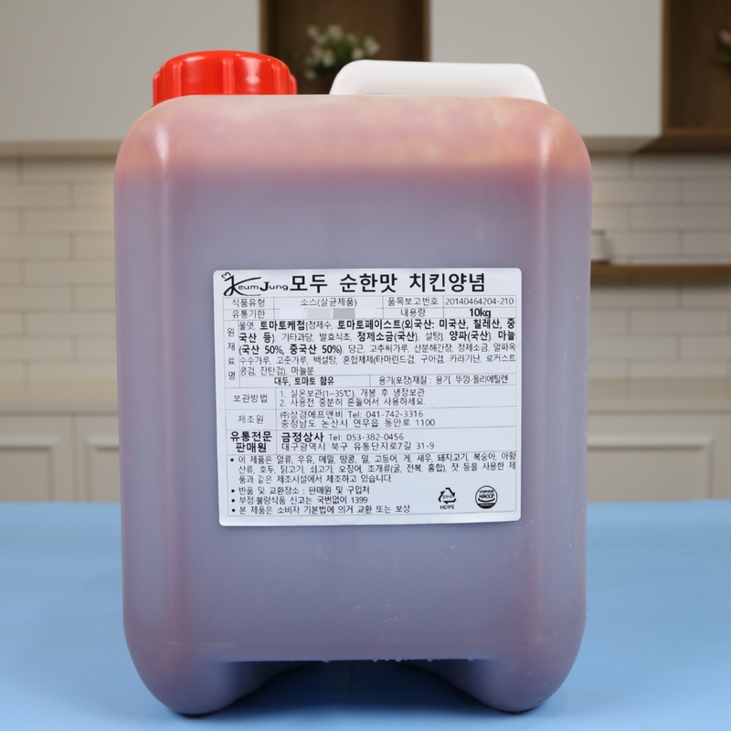상경식품 양념치킨소스 모두 순한맛 치킨양념 10KG - 상품 이미지