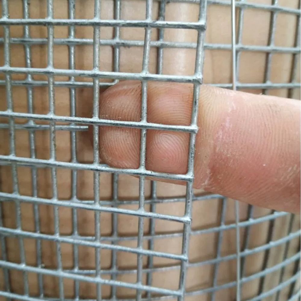 용접망 스텐 철망 공사 1.6mm 산업용 너비1.2m 45 두께 홀1 A. 거친 실크 주의 - 상품 이미지