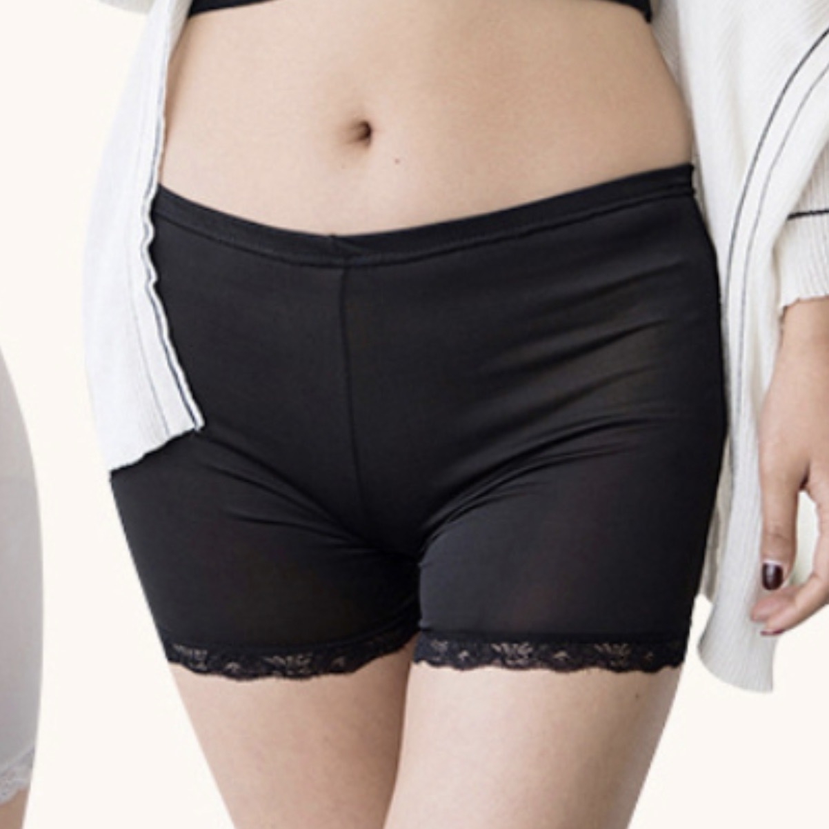 학생속바지 반바지 레이스속바지 - 상품 이미지