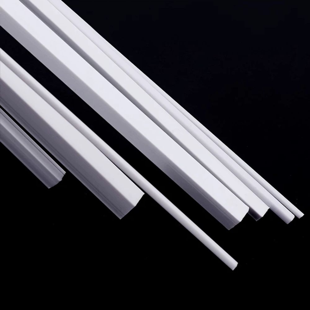 건축 모델용 ABS 흰색 사각 플라스틱 막대 A. 사각봉 1x1x500mm 20개입 - 상세 이미지 4