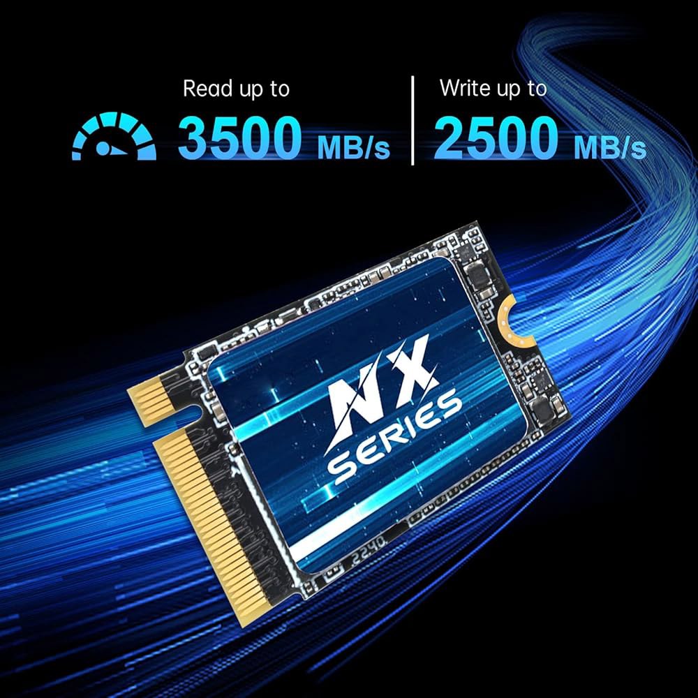 KingSpec 1TB M.2 2230 SSD NVMe Gen3x4, 3D NAND 플래시가 탑재된 PCIe 3.0 SSD, Steam 데크 및 Surface Pro용 내장 솔리드 - 상세 이미지 2