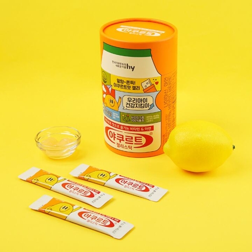 한국야쿠르트 야쿠르트 젤리스틱 새콤달콤 야쿠르트맛 15g x 30포 - 상세 이미지 2