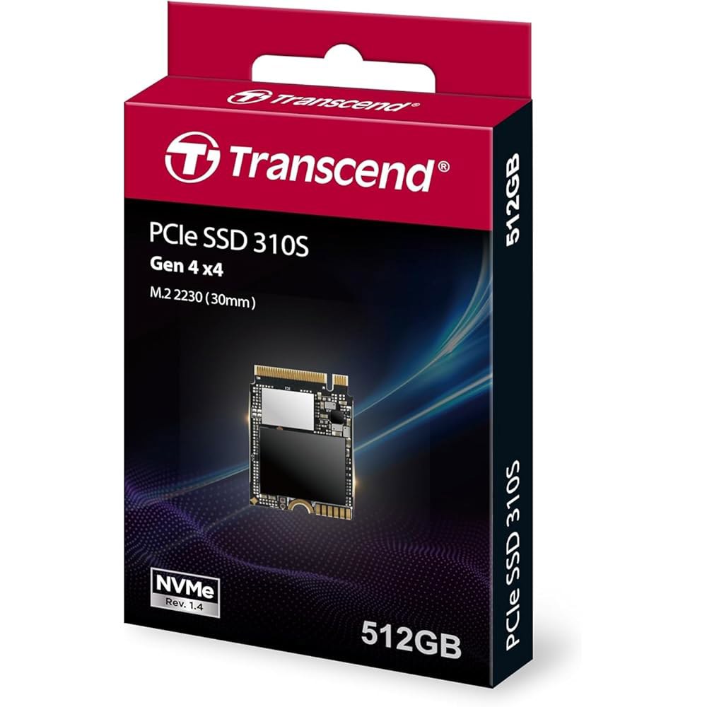 Transconder MTE310 512GB NVMe 2230 SSD, 최대 3,300MB/s, PCIe Gen4 M.2 내부 Steam Deck, ROG Ally, Surface - 상세 이미지 2